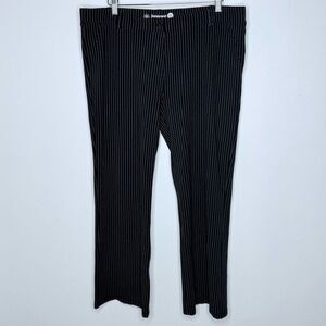 Betabrand Pin Stripe Professional Yoga Slacks - Women’s US XXL Petite